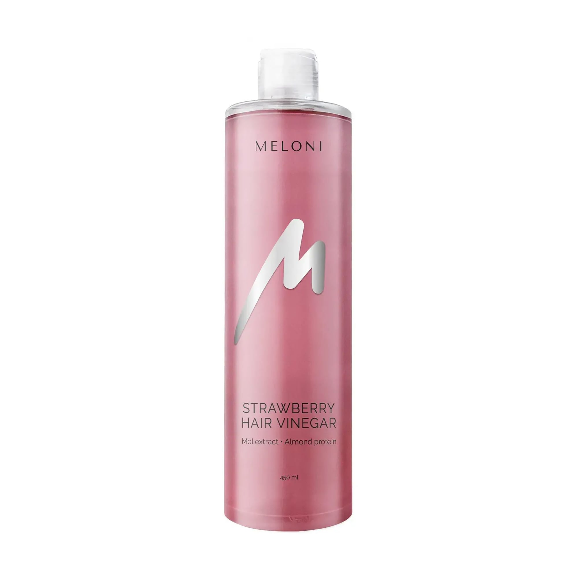 Полунична есенція-ополіскувач для волосся MELONI Strawberry Hair Vinegar з фруктовими екстрактами, 450 мл